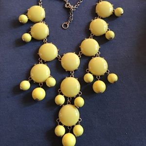J.Crew Yellow Statement Necklace